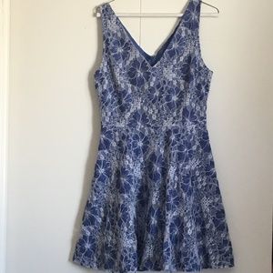 Purple Flower BB Dakota Dress